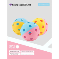 Attention-grabbing Two-tone Pickleball Ball - Standard Edition 74mm, Sports and Entertainment Fun Pe