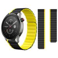 Magnetic Strap For Amazfit GTR 4 3 Pro 2 2e Quick release Silicone Band For Amazfit GTR Mini Replacement Watchband Bracelet