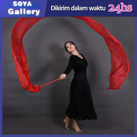 Colorful Dance Ribbon Gym Rhythmic Art Gymnastic Streamer Twirling Rod Stick