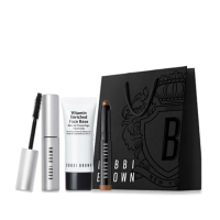 【Bobbi Brown 芭比波朗】持妝魅力電眼組(維他命乳霜15ml+眼影筆精巧版+煙燻睫毛膏3ml/交換禮物)