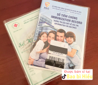 Combo bọc bìa khổ A5 (Sổ tiêm chủng, sổ khám bệnh, sổ liên lạc cỡ A5)... bằng nhựa dẻo PVC không cần