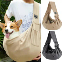 Dog Sling Puppy Carrier Portable Crossbody Puppy Carrying Purse Bag Sling Dog Travel Bag Puppy Carrier For Shopping Subway