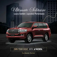 Kaca Film V-KOOL Ultimate Soliatire TOYOTA LAND CRUISER 200 Fullbody VK30 VK10 VK10 LUAR JADETABEK