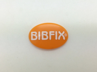 Bibfix號碼布塑膠扣 (亮橘)