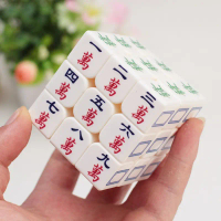 Rubik mạt chược 3x3 Mahjong, đồ chơi thông minh cho bé