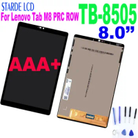 Original New 8.0" LCD For Lenovo Tab M8 PRC ROW TB-8505X TB-8505F TB-8505 LCD Display Touch Screen Digitizer Assembly