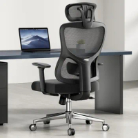 Soohow Ergonomic Mesh Office Chair, Computer Desk Chair Ergonomic, High Back Office Chair with Headrest, Adjustable Lumbar