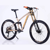 27.5 inch Downhill Bike Full Suspension soft tail mountain bike 11-speed MTB hydraulic dual disc brakes off-road racing aldult