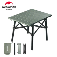 Nature-hike Aluminum Alloy Folding Table Outdoor Camping Portable Barbecue Table Camping Picnic Table Ultralight Tools Travel