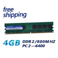 KEMBONA Brand DDR RAM LONGDIMM PC DESKTOP DDR2 4GB 4G 667MHZ 800MHZ for intel and for A-M-D RAMs