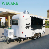 WECARE Commercial Food Carts Mobile Bar Foodtrucks Trailer Ice Cream Food Truck with Full Kitchen