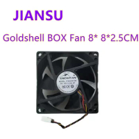 Goldshell BOX Fan 8* 8*2.5CM Fan Suitable for ASIC miner Mini-DOGE KD-BOX HS-BOX LB-BOX CK-BOX