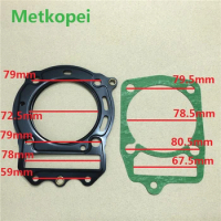 scooter CH250 CF250 ATV250 CN250 KS4 cylinder block gasket for Honda CFMOTO 250cc CH CF CN 250 engine seal spare parts 172MM