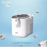Iceler Mesin Es Portable Ice Maker 12 Kg per Hari Putih