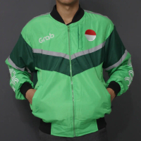 JAKET PRIA MOTOR DRIVER OJOL JAKET BOMBER OJEK ONLINE GB TERBARU 2022 Logo Distro Waterproof Parasut