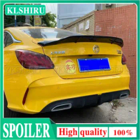 For Morris Garages MG5 2021+High Quality ABS Plastic Rear Roof Spoiler Wing Trunk Lip Boot Cover Car Styling