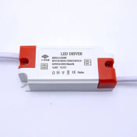LED Driver (8-12)*1W power supply DC24-42V 300mA for celling Led lights Downlights non-watertight AC85-265V Free shipping 5pcs