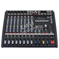 New CMS 600-3 6 Channel Audio Mixer CMS600-3 Professional Mixing Console Amplifier CMS600 48V Phantom