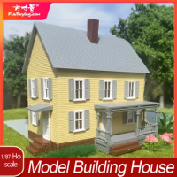 1/87 Ho Scale Miniature Architectural Model House Model Dwelling Kit Residential Scale Model Train Railway Layout