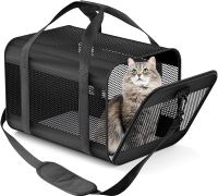 Prodigen Cat Carrier Dog Carriers for Small Dogs Soft Slided Airline Approved CollapsibleTravel Carr