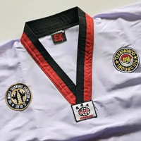 ESAKAIDO - BAJU DOBOK TAEKWONDO - TWD 01 Red Black XXS