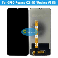 For Realme V3 Q2i RMX2200 RMX2201 LCD Display Touch Screen Digitizer Assembly For Realme Q2i V3 5G