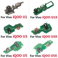 For Vivo iQOO U1 U3 U3X U5 U5X U5E Y51S Y70S Y50T Y70T Y52S Y31S Y33S Y33E Y77E Y52T Y10 USB Charging Board Dock Port Flex Cable