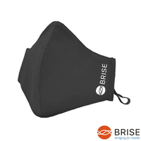 荷蘭 BRISE - 成人抗霾抗敏布織口罩 (霧黑)