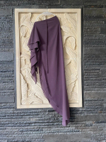 KHIMAR DAN BERGO BAHAN CERRUTI PET ANTEM NYAMAN DENGAN TALI IKAT DALAM DAN LUAR UKURAN 95CM DEPAN 12