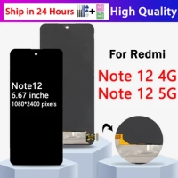 AMOLED Screen for Redmi Note12S LCD for Xiaomi Redmi Note 12S 2303CRA44A 23030RAC7Y Lcd Display Digital Touch Screen with Frame