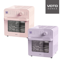【新色上市】VOTO 韓國第一 氣炸烤箱 14公升 藕荷紫/蜜桃粉 5件組