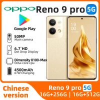 Oppo Reno 9 Pro 5g SmartPhone 50MP CPU Dimensity 8100 Max 6.7" AMOLED 120HZ SuperVOOC 67W used phone