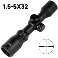 1.5-5X32 Crossbow Scope Crossbow Short Hunting Riflescope Illuminated Optical Sight Range Finder Reticle Hunting Gun Accessories