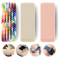 Nylon Strap For Apple Watch Band 44mm 45mm 49mm 42mm 40mm 41mm 38mm correa Braided Bracelet iWatch series 9 8 3 Ultra 2 SE bands