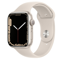 Apple Watch S7(GPS)星光色鋁金屬錶殼配星光色運動錶帶 45mm   商品未拆未使用可以7天內申請退貨,如果拆封使用只能走維修保固,您可以再下單唷