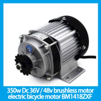 350w Dc 36V / 48v brushless motor, electric bicycle motor, BLDC. BM1418ZXF