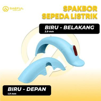 Spakbor Plastik Elastis Anti Pecah Sepeda Listrik Baut Samping Uwinfly Goda Pacific Selis Depan Biru