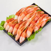【華得水產】日本原裝進口熟凍特大松葉蟹鉗4包組(200g/包)