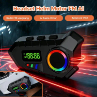 [COD] INKAC Headset Bluetooth Helm Tahan Air IPX6 Headphone Helm Sepeda Motor BT 6.0 dengan Mikrofon
