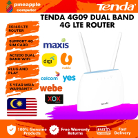 Tenda 4G09 AC1200 Dual-Band Wi-Fi 4G+ LTE Router - Supports Maxis Celcom Digi SIM Cards 4G Hotspot -