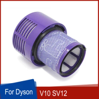Washable Replacement Filters For Dyson V10 SV12 Cyclone Animal Absolute Total Clean Vacuum Cleaner HEPA Filter Parts
