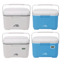 6L Portable Cool Box Mini Refrigerator Multifunction Large Capacity Insulated Freezer with Thermometer for Work Travel