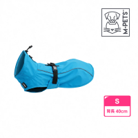 【M-PETS】RAINCOAT 犬用機能雨衣-S(風衣式雨衣 高領抽繩 腹部鬆緊可調整)