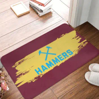 Hammers West Ham Non-slip Doormat Floor Mat Durable Carpet Rug for Kitchen Entrance Home Bedroom Footpad Mats