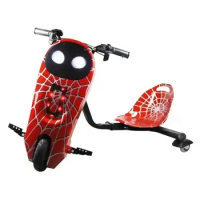 Kids 360 Electric Drifting Scooter with Seat Electric Drift Scooter 3 Wheel