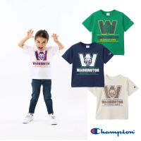 【Champion】官方直營-華盛頓印花圖騰寬版上衣-童(4色)