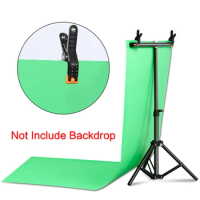 Photography T-Shape Backdrop Background Stand Frame Support System Kit For Photo Studio Video Chroma Key Green Screen With Stand