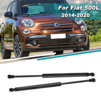 Support Lift Struts For Fiat 500L 2014 2015 2016 2017 2018 2019 2020 Accessories Car Front Hood Rear Rear Lifting Door Rods Part