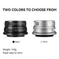 7artisans 7 artisans 25mm F1.8 Wide Angle-Prime Large Aperture Lens 25mm F1.8MF for Sony E / MFT / Fujifilm X / Canon EF-M Mount