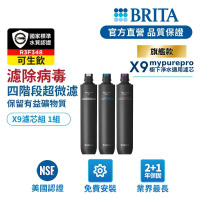 【BRITA官方】mypure Pro X9 濾芯組(0.01微米中空絲膜)